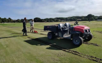 TRAVAUX SUR LES GREENS