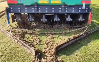 TRAVAUX SUR LES GREENS